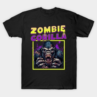 Zombie Gorilla funny T-Shirt